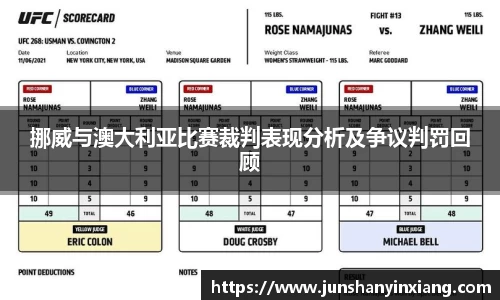 挪威与澳大利亚比赛裁判表现分析及争议判罚回顾